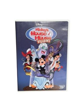 Disney Presents Mickey's House of Mouse Villains DVD Y2K